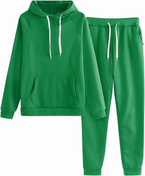 Womens 2 Piece Sweatsuits Sets Tracksuit with Pockets Long Sleeve Hoodies with Baggy Sweatpants Soft Outdoor Outfits Sets