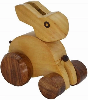 Wooden Rabbit Toy
