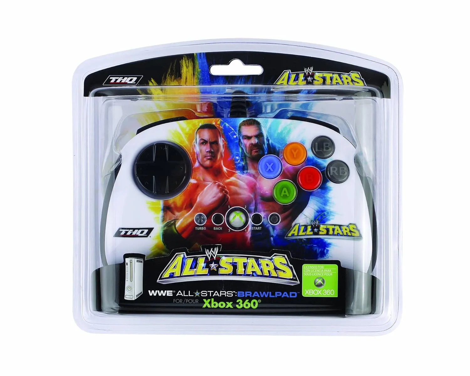 Xbox 360 WWE All Stars Brawl Pad - The Rock and Triple H