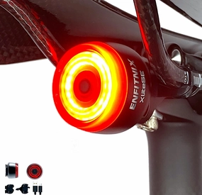 Xlite SE Smart Bike Light, Automatic Brake-Sensing Taillight, Ultra-high Visibility, Auto On/Off, USB-C Rechargeable Ultra-Long Standby, IPX6 Waterproof, 3 Lighting Modes, Lightweight Design.