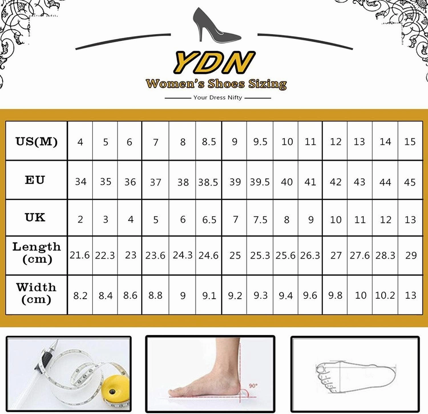 YDN Women Stylish Ankle Strappy Tie Up Kitten Low Heels Pumps Classic Closed Pointed Toe Slip On Dress Shoes