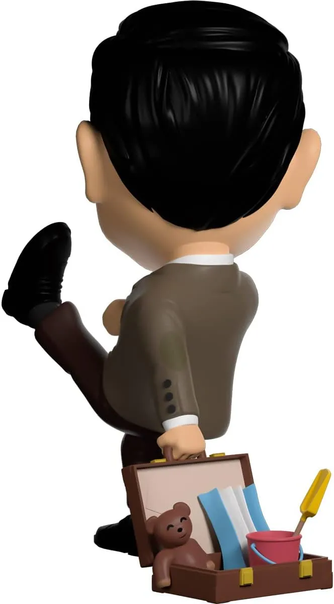 You Tooz Mr Bean 4.7 Inch Vinyl Figure - Classic Corduroy Suit, White, British Comedy Collectible with Teddy