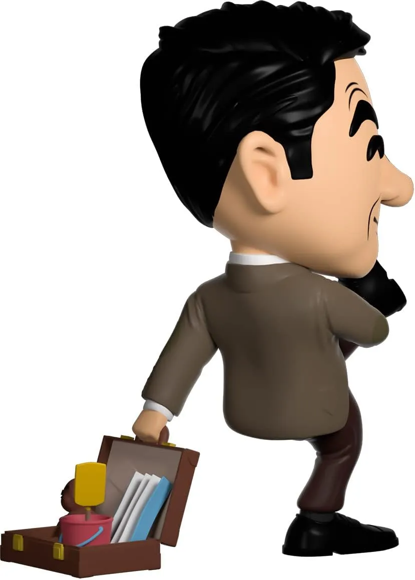 You Tooz Mr Bean 4.7 Inch Vinyl Figure - Classic Corduroy Suit, White, British Comedy Collectible with Teddy