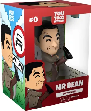 You Tooz Mr Bean 4.7 Inch Vinyl Figure - Classic Corduroy Suit, White, British Comedy Collectible with Teddy