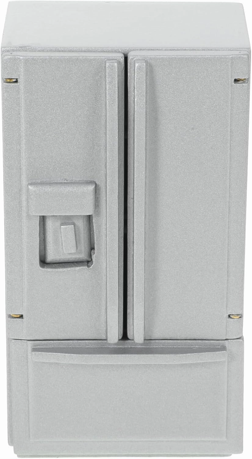 Zerodeko Miniature Refrigerator Model for Dollhouses Compact Kitchen Accessory for Projects and Mini House Decorations