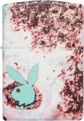 Zippo Lighter Playboy Playcation, Windproof, Custom Designed, Stainless Steel Body